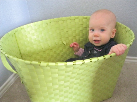 green laundry basket janella